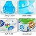 Baby Swimming Ring Floats with Safety Seat Double Airbag Swim Rings for Babies Kids Swimming Float Baby Floats for Pool Swim Training Aid Kids PVC Pool Floats for Toddlers of 6-24 Months - Blue