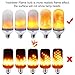 YEAHBEER E12 Flame Bulb LED Candelabra Light Bulbs,1.2 Watt Warm White LED Chandelier Bulbs,1800k Non-Dimmable Candle Light Bulbs, Flame Tip,3 Modes/Pack of 1 (13 Pack)