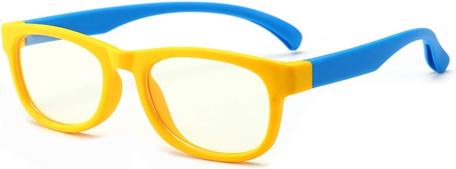 manda Stell Kids Blue Light Blocking Glasses, Computer Gaming TV Glasses for Boys Girls Age 3-15 Anti Glare
