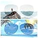 Costyle Silver Mirror Polarized Clip-on Flip up Plastic Sunglasses for Myopia Glasses Outdoor Driving Fishing