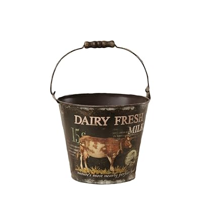 Your Heart's Delight Pail With Handle Dairy Fresh Milk
