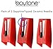 Boytone Pack of 3, Sapphire Tipped Ceramic Replacement Needle for Turntables