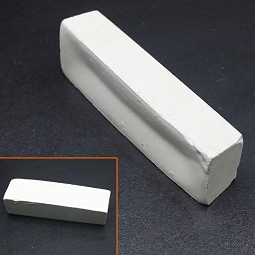 White Rouge Abrasive Polishing Paste Buffing Compound Metal Grinding 110x33x23mm