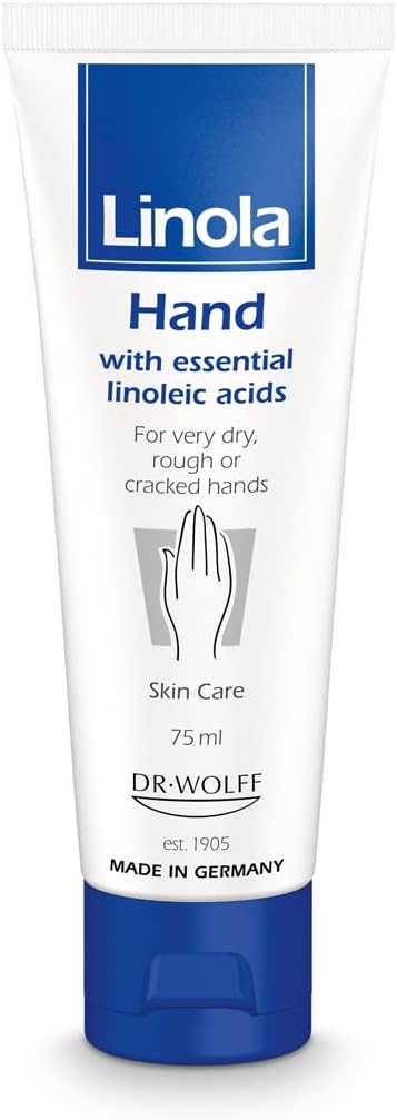 Linola Hand Cream 75ml for Tired, Dry Skin - Lipids & Glycerin