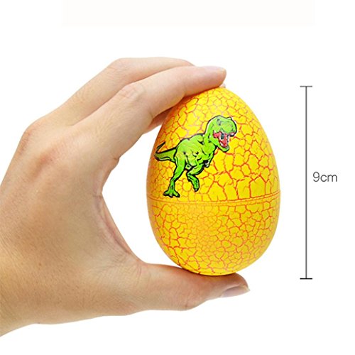 Shybuy Novelty Magic Large Size Crack Easter Dinosaur Eggs Hatching Toy With Mini Toy Dinosaur Figures Inside (Random)