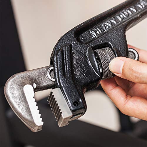 Mr. Pen End Pipe Wrench, 12 Inch, Offset Pipe Wrench, Plumbing Tools