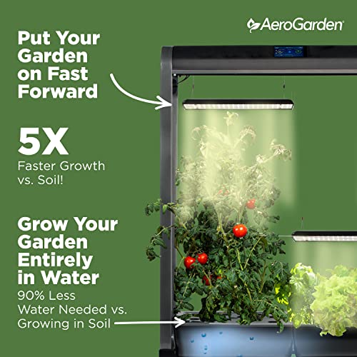 AeroGarden Farm 24XL with Salad Bar Seed Pod Kit Indoor Garden with