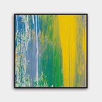 Framed Canvas Wall Art Abstract Canvas Prints Home Artwork Decoration for Living Room,Bedroom - 16x16 inches