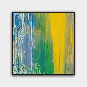 Framed Canvas Wall Art Abstract Canvas Prints Home Artwork Decoration for Living Room,Bedroom - 16x16 inches