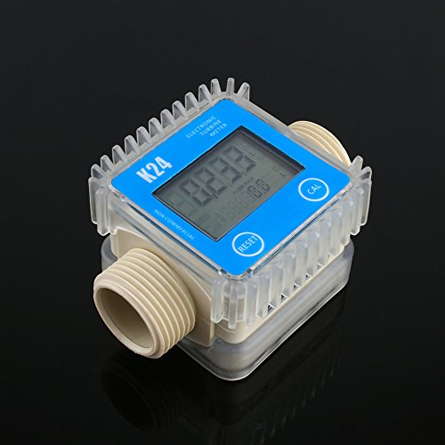 Digital Flow Meter,Professional K24 Turbine Digital Diesel Fuel Flow Meter For Chemicals Water