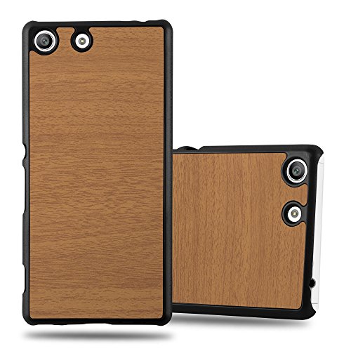 Cadorabo case works with sony xperia m5 in woody brown …