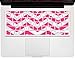 Kuzy Compatible with MacBook Keyboard Cover for Older Version MacBook Pro 13 15 17 inch and MacBook Air 13 inch, iMac Wireless Keyboard, Silicone Skin Key Board Protector, Chevron Pink