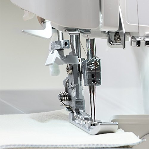 JUKI MO-2000QVP Automatic Needle Overlocker, Metal, White, 33 x 28 x 31 cm