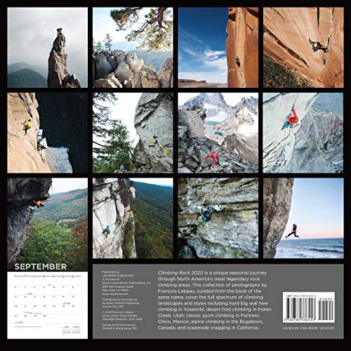 Climbing Rock 2020 Wall Calendar