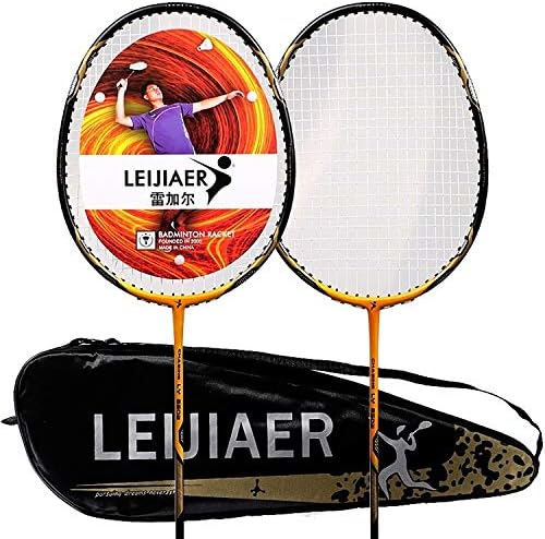 LEIJIAER 8500 Composite Badminton Racket Double Racket Adult Racket Training Badminton Racket,