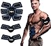 Fourwinner Muscle Toner&ABS Stimulator - Abdominal Toning Belt&EMS Body Muscle Trainer Fat Burner Equipment - 6 Modes & 9 grades stimulus intensity - Portable USB Charger (BLACK MUSCLE)