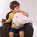Bstaofy 18'' Light up Dolphin Stuffed Animal Night Light Colorful Glowing Dolphin Soft LED Plush Toys Gift for Kids on Christmas Birthday Festivals, Pink