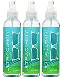 Ultra Clarity Eyeglass Cleaning 6 oz Spray Bottle, 3 Pack