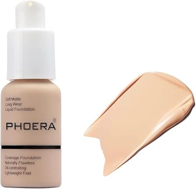 ABRUS Phoera Foundation 24H Matte Liquid Foundation Nude 30ml 102