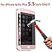 EVERMARKET 3D Full Cover High Transparent Privacy Anti Spy Tempered Glass Screen Protector Film for Apple iPhone 6 and 6s Plus 5.5 Inch - Rose Gold