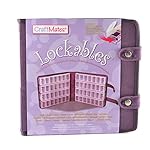 Craft Mates Lockables Ultrasuede Large Organizer Case, Purple