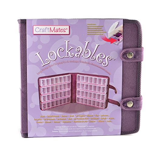 Craft Mates Lockables Ultrasuede Large Organizer Case (Purple) 25715904139 eBay