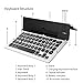 Foldable Bluetooth Keyboard, iEGrow F18 Universal Portable Bluetooth 3.0 Wireless Keyboard with Kickstand Holder For Apple iPad iPhone IOS, Andriod, Windows(Silver)