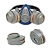 MSA Safety Works SWX00320/817663 Multi-Purpose Respirator (Mask + 2 Refills)