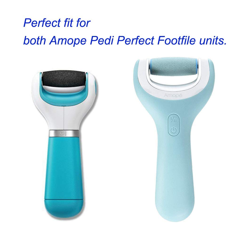6Extra Coarse & 3Regular Coarse Replacement Roller Refill Heads Compatible with PediPefect Electronic Foot File : Beauty
