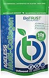 BioTrust Ageless Multi Collagen Protein – 5 Types (I, II, III, V & X) – Grass-Fed Beef, Sustainable Fish, Chicken, Eggshell Membrane
