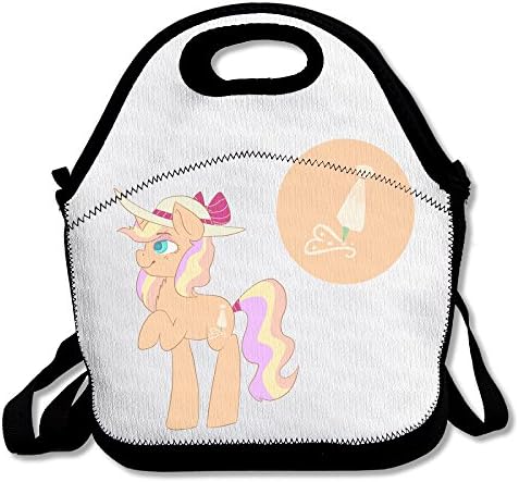 Unisex Handy Portable Easy Convenient Picnic Lunch Bag For School Or Work,Black
