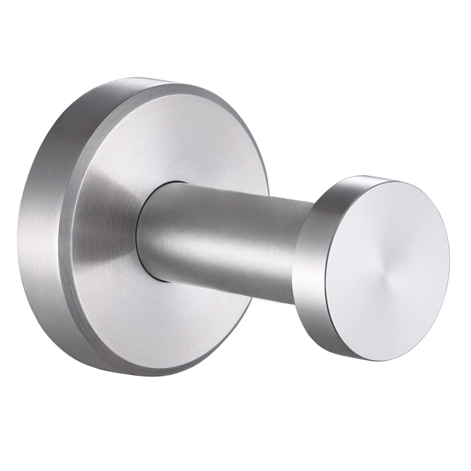 APLusee Brushed Nickel Towel Hook, 304 Stainless Steel Robe Hook for Bathroom, Heavy Duty Hand Towel Hanger Wall Mounted