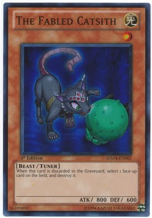 Yu-Gi-Oh! - The Fabled Catsith (HA04-EN007) - Hidden Arsenal 4: Trishulas Triumph - 1st Edition - Super Rare