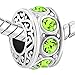 LovelyJewelry Filigree Charm August Birthstone Spacer Beads Sale Cheap Jewelry Fit Pandora Charms Bracelet