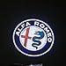 Grolish 2 Piece Cree Logo Projector Car Door LED Lighting Logo Shadow Light for Alfa Romeo