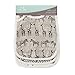 aden + anais Silky Soft Snap Bib, 100% Viscose Bamboo Muslin, Soft Absorbent 3 Layers, Adjustable, 9” X 13”, 3 Pack, Sahara Motif, Zebras