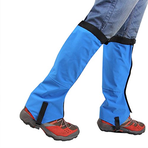 Hfuear Hiking Gaiters, Breathable Waterproof Walking High Leg Gaiters