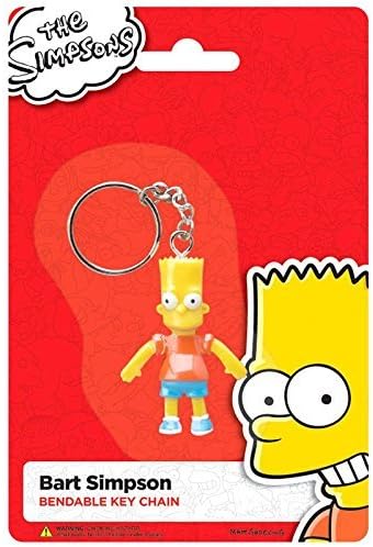 Amazon The Simpsons ザ シンプソンズ Bart Simpson バート シンプソン Bendable Keychain キーホルダー 並行輸入品 アニメ 萌えグッズ 通販
