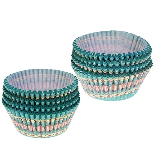 OCR Paper Baking Cups Cake Liners Cupcake Muffin Cake Wrappers 200PCS (Round dot pattern) - Thumbnail 4