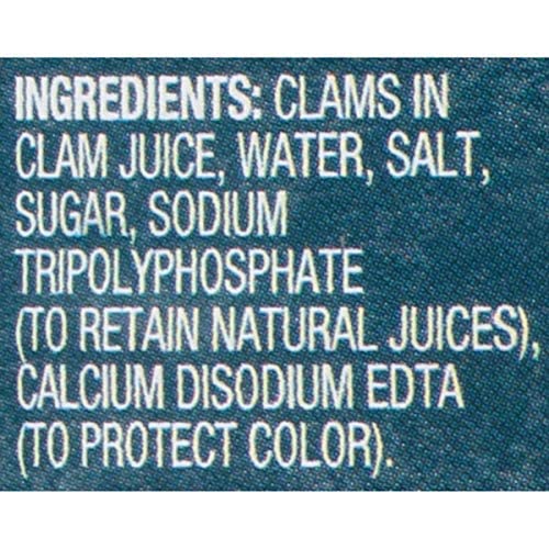 Snow's Wild Caught Chopped Clams Canned, 6.5 oz Can (Pack of 12) 5g