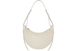 ANWEIDA Leather Crescent Bag for Women, Designer Shoulder Bags, Sling Crossbody Bag Purse Casual Dumpling Hobo Bag