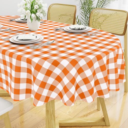 Smiry Oval Vinyl Flannel Backing Table Cloth
