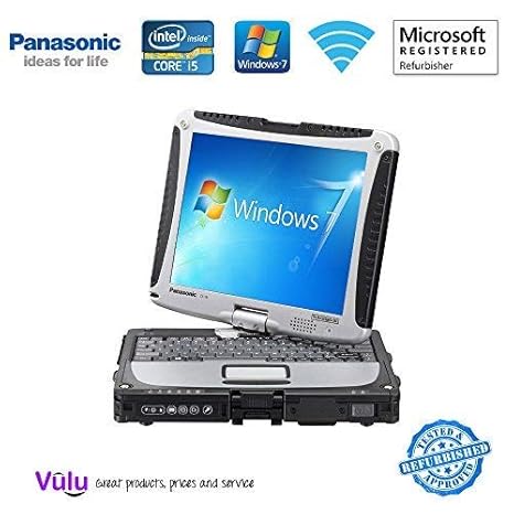Panasonic Toughbook CF-19 Core i5 absolut robuster Tablette Notebook Laptop Windows 7 Professional Duale Touch Screen Serie P