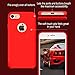 TORRAS [Love Series iPhone 7 Case/iPhone 8 Case, Liquid Silicone Gel Rubber Shockproof Case with Soft Microfiber Cloth Lining Cushion Compatible with iPhone 7 / iPhone 8, Red