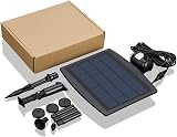 Decdeal Anself Solar Water Pump 9V 2.5W Panel Pump Landscape Fountain view 4