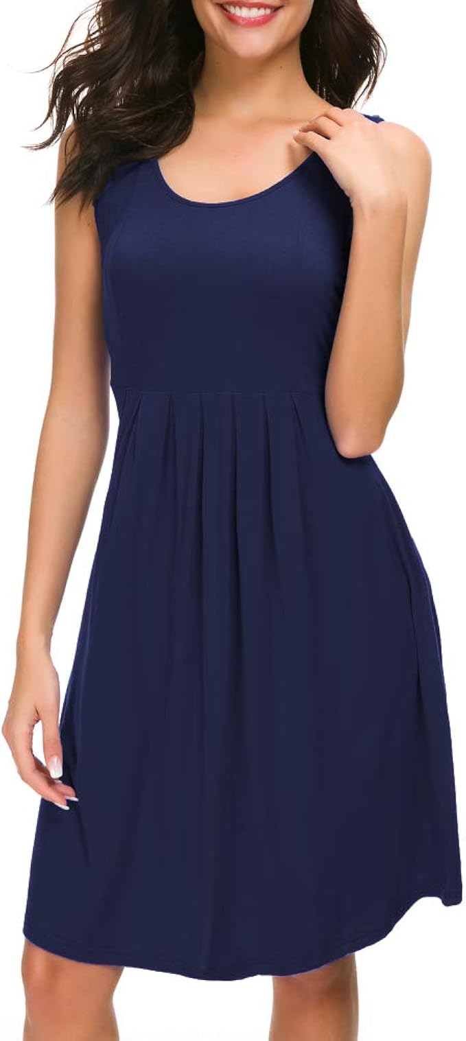 navy blue sundress