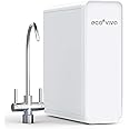 Ecoviva Under Sink Reverse Osmosis Water Filtration System, 8-Stage RO Filter, 600 GPD, High Efficiency, Reduce PFAS, RO & Filtered Water Options, Easy Installation, NSF/ANSI 58 Certified