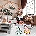 MeiGuiSha christmas games ring toss game inflatable candy can (2 Park Christmas Candy Cane 2 Hats & 8 Rings &1 Gift Bag)