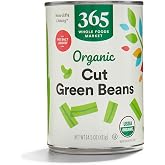 365 by Whole Foods Market, Organic Cut Green Beans, No Salt Added, 14.5 Ounce