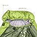 CampFENSE Sleeping Bag Lightweight Portable Compact Backpacking Outdoor Hiking Camping Equipment Tools Gear for Kids Youth Adult Men Women with Compression Storage Bag (Green)